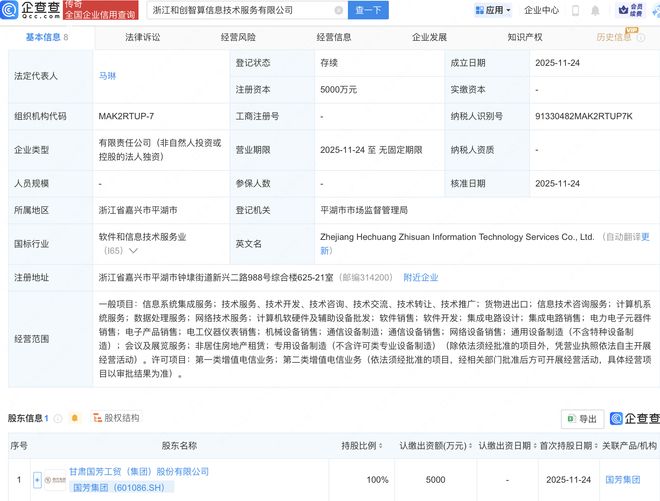 國芳集團布局新賽道 成立智算信息技術服務實體，拓展電力電子元器件銷售版圖